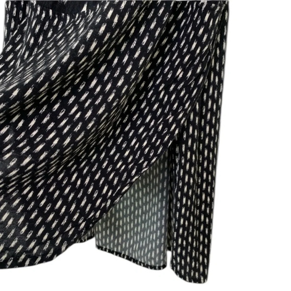 Madewell Sunbase Black Ikat Print Keyhole Top Size S - Picture 5 of 9